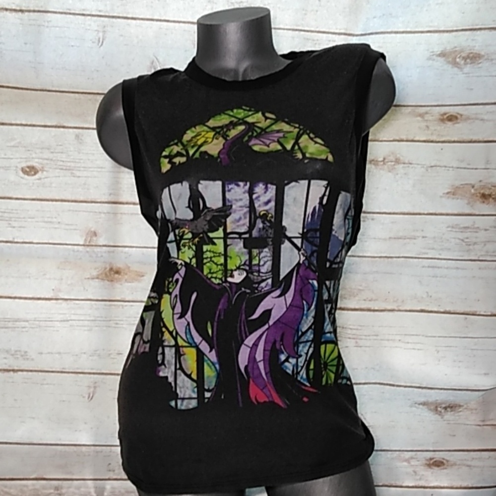 Disney maleficent muscle t-shirt